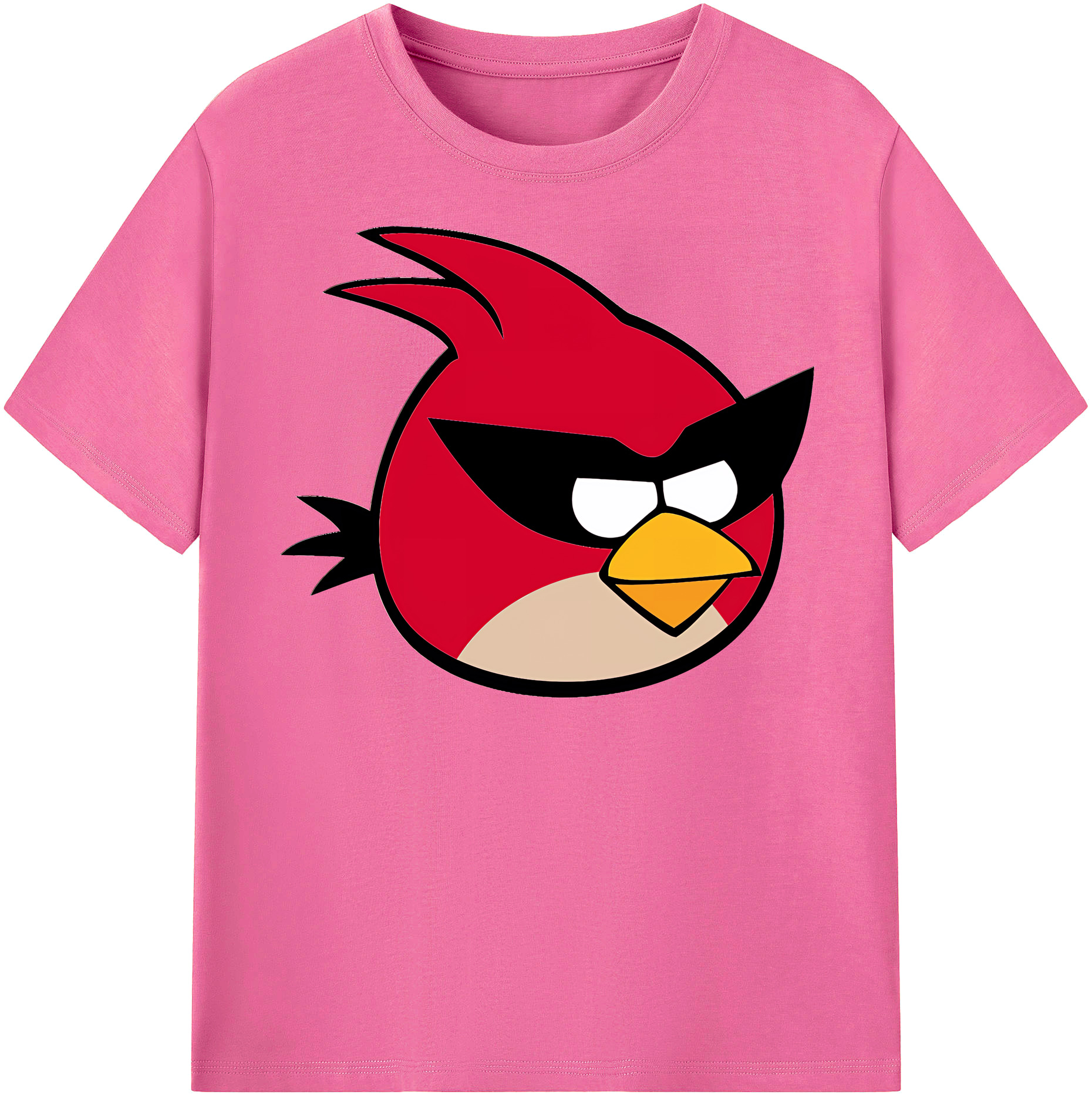 （画像用） Angry Birds アングリーバード レディースカジュアルプリントTシャツ（綿100％）